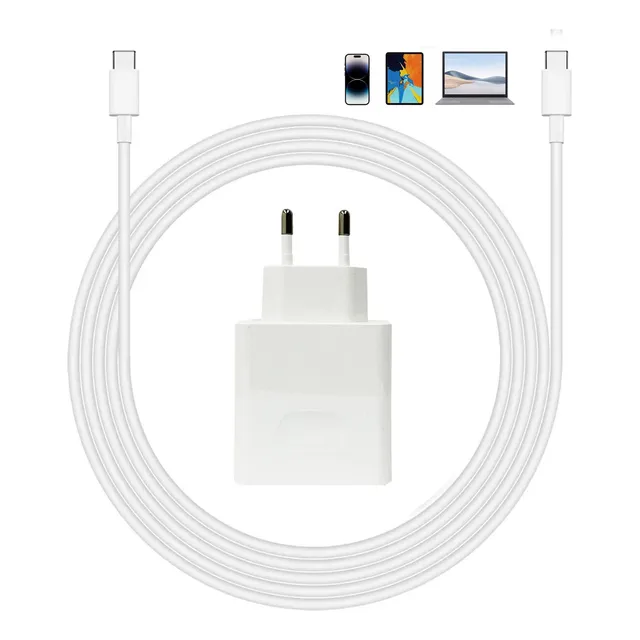 Cargador Tipo C 65w 20v Compatible Huawei Matebook D14 D15