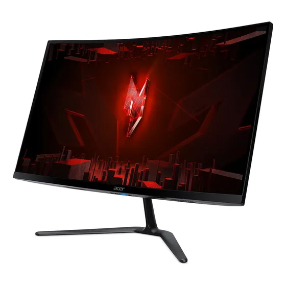 Monitor curvo Acer Nitro Ed270r 27 Fhd 180 Hz Painel VA de 1 Ms, cor preta