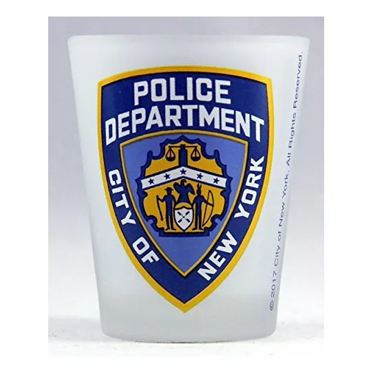 Nypd Ciudad York Departamento Policia Vidrio Shot