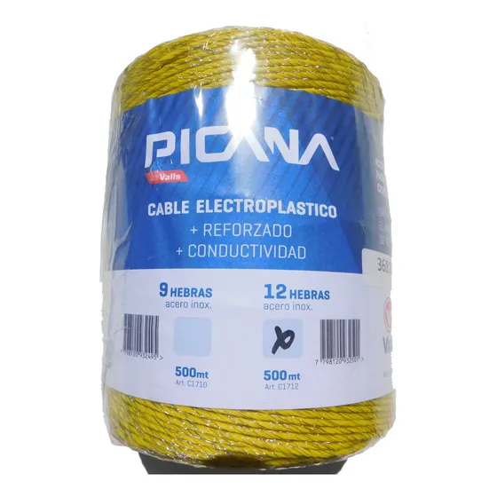 Cable Para Boyeros - Hilo Electroplastico Premium Con 12 Conductores De 500 Metros