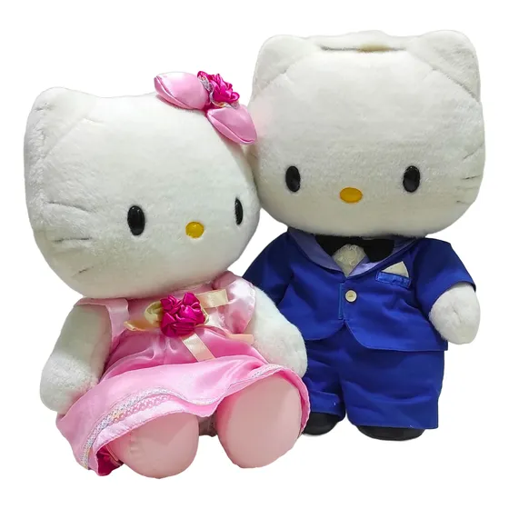 Peluches Hello Kitty Y Dear Daniel Sanrio - Novios - 50 Cms