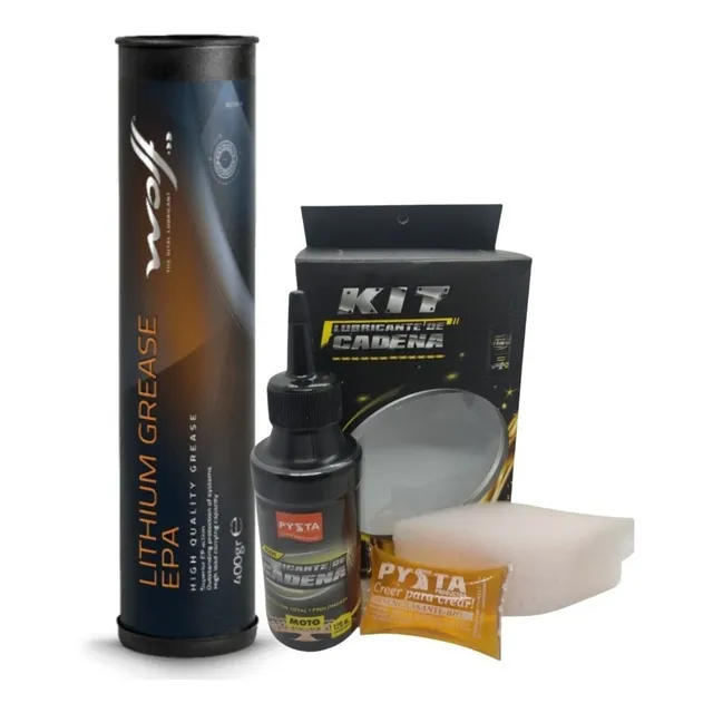 Grasa Multi Moly Litio Mso2 Molibdeno + Kit Lubricante