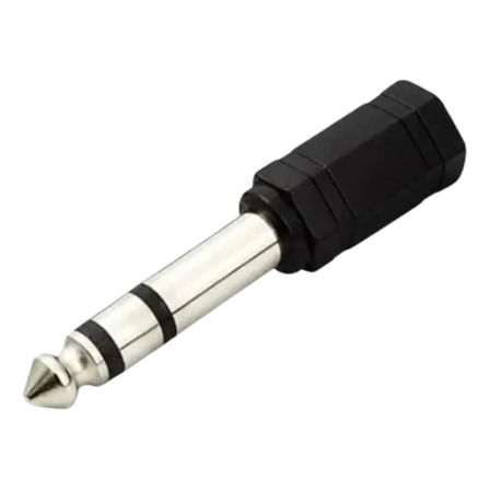 Adaptador P10 Plastico P10 Estereo Para P2 Femea J2 Estereo Adaptador P10 Plastico P10 Estereo Para P2 Femea J2 Estereo
