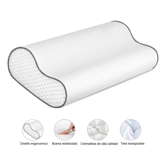 Almohada Ortopedica Cervical Memory Foam Cuello Soporte