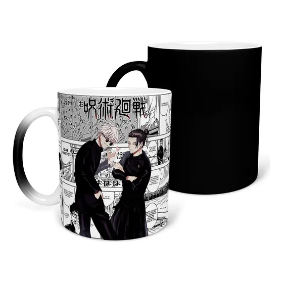 Jujutsu Kaisen, Satoru Gojo, Suguru Geto Taza Mágica Anime11