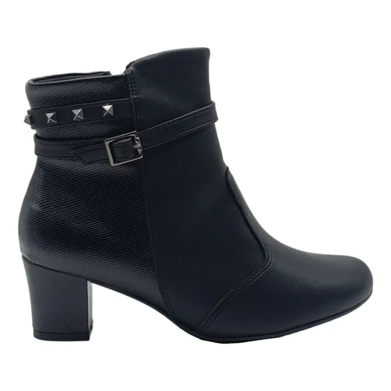 Botas Botinetas Mujer Cortas Piccadilly 110180 Taco Confort
