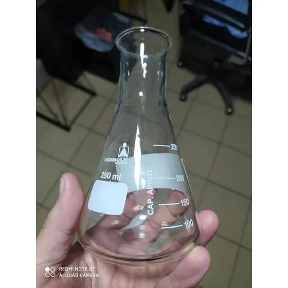Matraz Erlenmeyer De Vidrio 250 Ml Marca: Normax