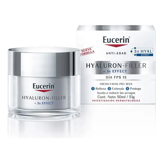 Eucerin Hyaluron Filler Día 50ml Antiedad Piel Seca Arrugas