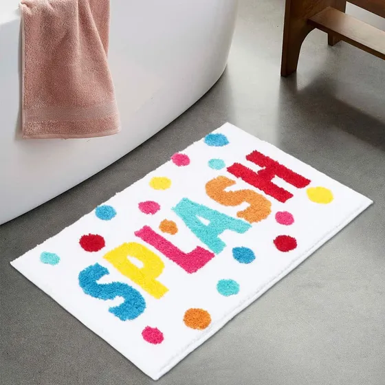 Alfombra Baño Para Niño Antideslizante 17 X 24  Suave Secado