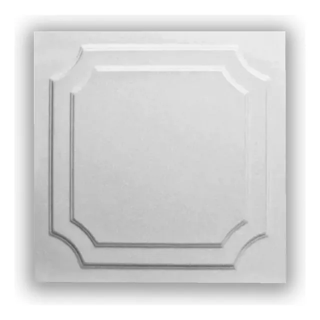Placa Decorativa Para Cielorraso Techo De Telgopor 50x50 Cm