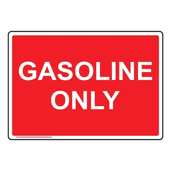 Compliancesigns Etiqueta Adhesiva Gasolina Vinilo 7 X 5 