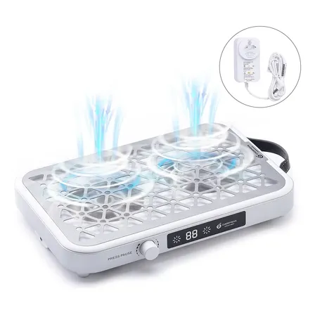 Extractor De Polvo Para Uñas Acrílicas De Doble Turbina 48w