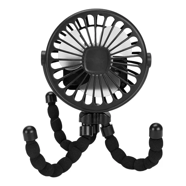 Ventilador Portatil Recargable Tripode Escritorio Mesa 3 Vel