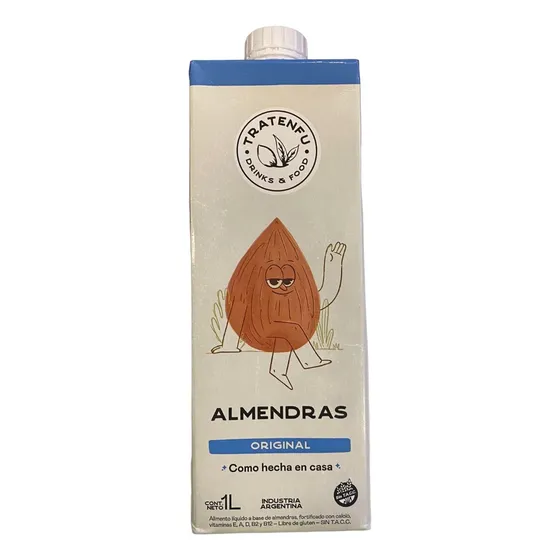 Leche De Almendras Sin Tacc sin Azúcar X 1 Litro