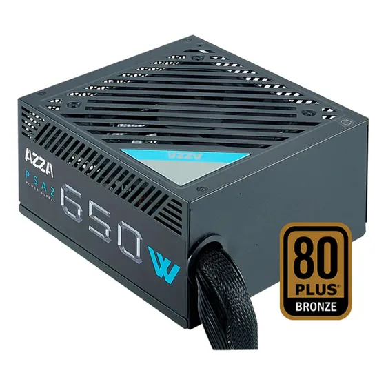 Fuente De Poder Certificada Azza 650w 80 Plus Bronze Sellado