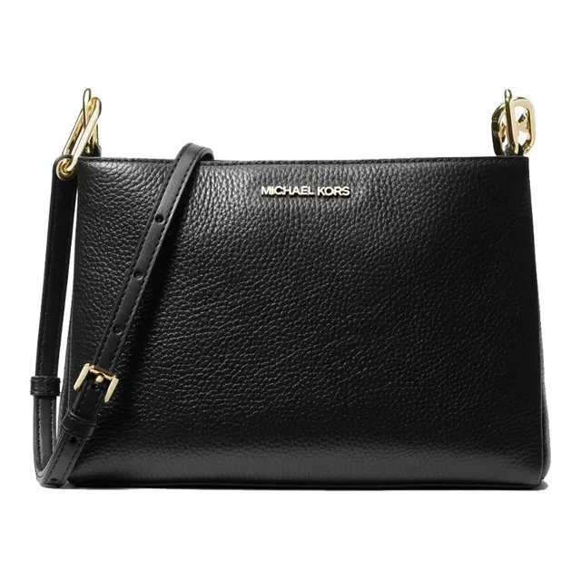 Bolsa Michael Kors Original Trisha Crossbody Black Piel
