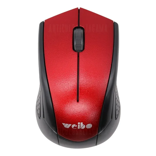 Mouse Portátil Weibo Inalámbrico Óptico Receptor Usb Scroll