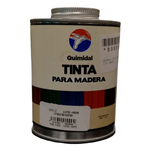 Quimidal Tinta Para Madera Caoba Africana 1/2l