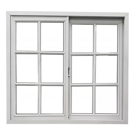Ventana 100x100 Vidrio Repartido Corrediza Aluminio