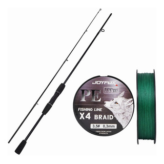 Kit Caña De Pesca Spinning 1,65m +multifilamento Línea Pesca Medium Heavy Fast Pesca Kit Caña De Pesca Spinning 1,65m +multifilamento Línea Pesca Medium Heavy Fast Pesca