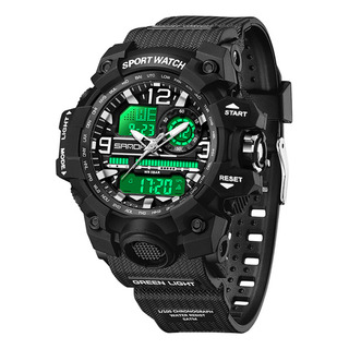 Reloj Electrónico Impermeable Sanda 3353 Con Doble Pantalla Reloj Electrónico Impermeable Sanda 3353 Con Doble Pantalla