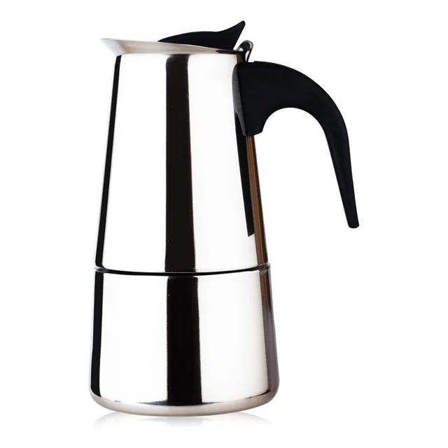 Cafetera Tipo Greca Acero Inoxidable Expresso Cafe Barista