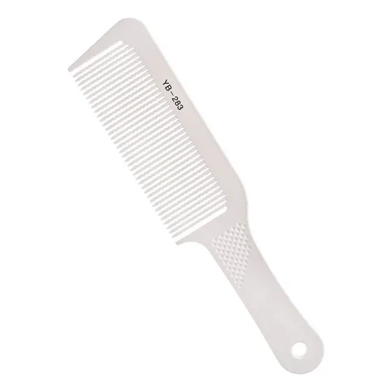 Pente De Corte Clipper Over Comb Com Guia Yb-283 - Branco