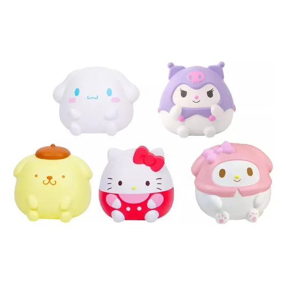 Sanrio Squishies 6.5cm - Bola Antiestrés Sanrio Kawaii 5 Pzs