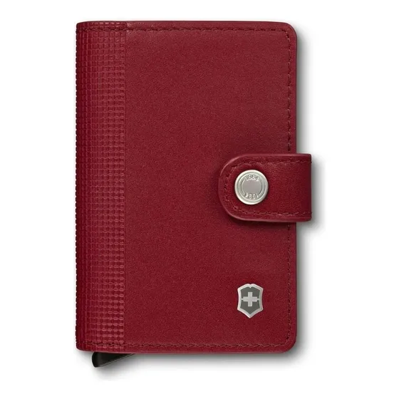 Victorinox 612680 billetera de cuero color rojo liso