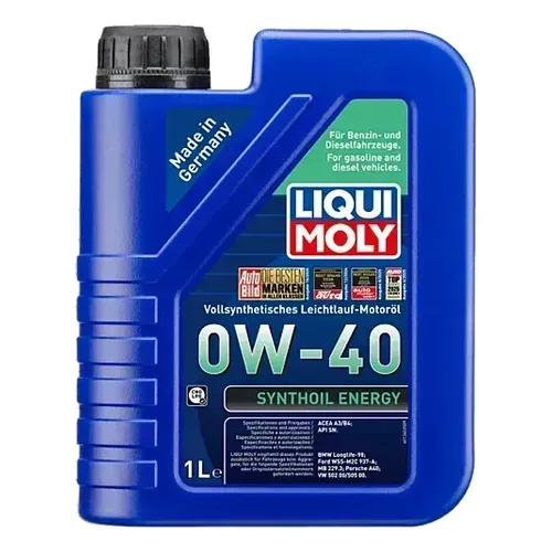 Óleo de motor Mobil sintético 0W-40 para carro/caminhonete de 1