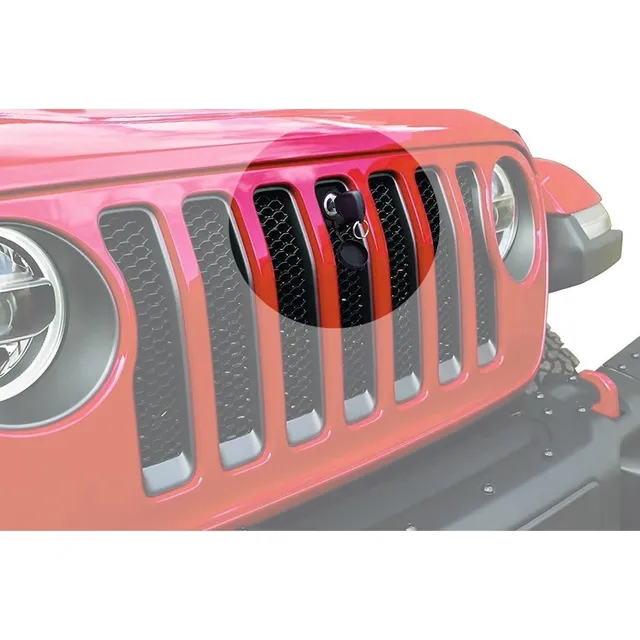 Chapa Seguro Capot Jeep Wrangler Jk 07-18 Planchas De Acero