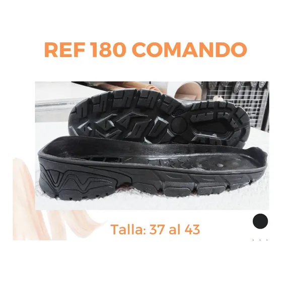 Suela Para Botas Militares De Caucho Antirresbalante