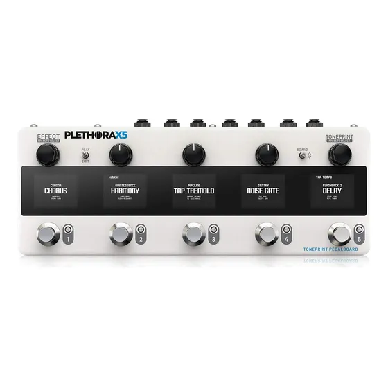 Pedaleira Tc Electronic Plethora X5 Com 5 Blocos