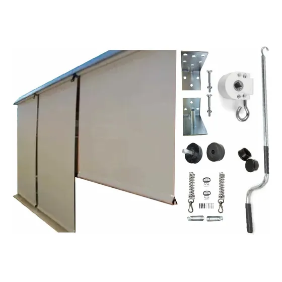 Toldo Retrátil Vertical P/ Janela E Porta 3,00x2,80m Kit