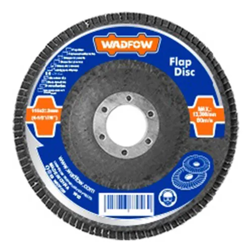 Disco Flap 115 Mm Grano 40 Wadfow Color Azul