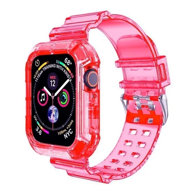 Correas Trasparentes Apple Watch 42 44 45mm T500 W26 W22 