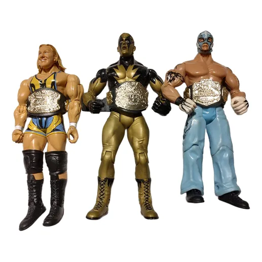 Wwe Figuras De Colección Wwf Lucha Libre Juego De Tres. A04