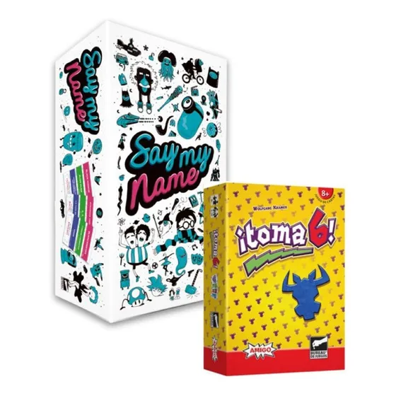 Combo Juegos Mesa Say My Name + Toma 6
