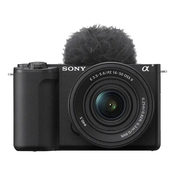 Câmera 4K sem espelho Sony Alpha ZV-e10 Ii + lente de 16-50 mm cor preta