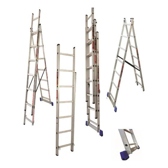 Escalera Convertible 3x7, Extensión, Tijera, Recta, Uso Rudo