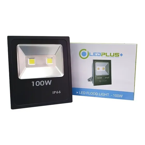 Reflector Led 100w Blanco Exteriores Led Plus Mb-fled-100w