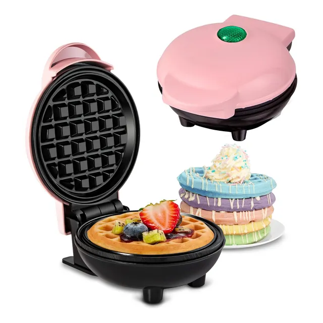 Máquina Para Hacer Waffles Pequeña Perfecta Para Desayunos