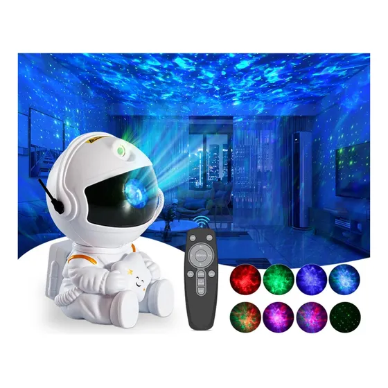 Proyector Astronauta Galaxia Aurora Led