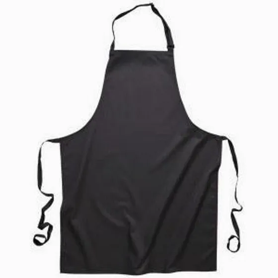 Delantal De Vinil 63x94 Cm Color Negro Marca Alce