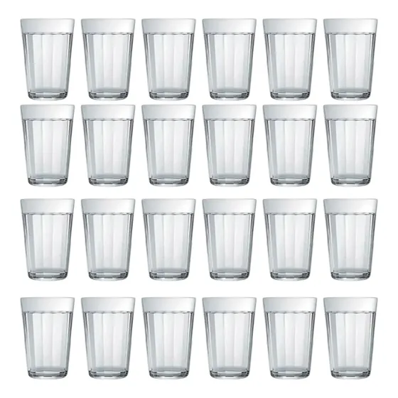 Jogo De 48 Copos Americano Vidro Tradicional 190ml Promoção
