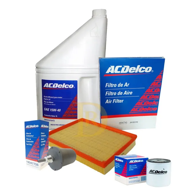 Kit Filtros + Aceite Chevrolet  Corsa 2 1.8  15w40  Ac Delco