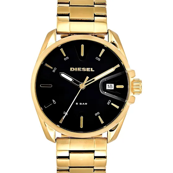 Relógio Masculino Diesel Dourado - Dz1865b1 P1kx Cor da correia Dourado-escuro Cor do fundo Preto