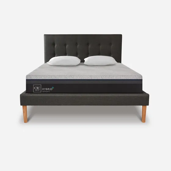 Cama Cic Hybrid Plus Clásica King + Base Hybrid Plus