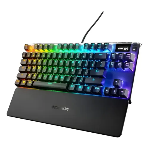 Teclado Magnético Steelseries Apex Pro Tkl Gen3 Rgb - 64740 Cor De