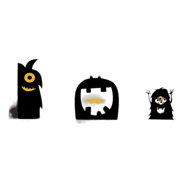 Calcomanías Divertidos Para Decorar Halloween, 10 Piezas